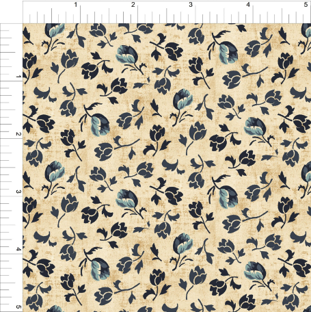 Dancing Tulips Lt Indigo by Connecting Threads 114865