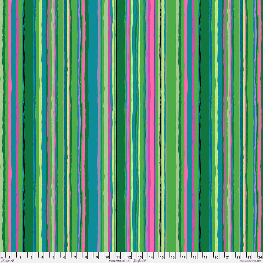 Kaffe Fassett Collective February 2026 Echo Stripe Green - PWGP209.GREEN