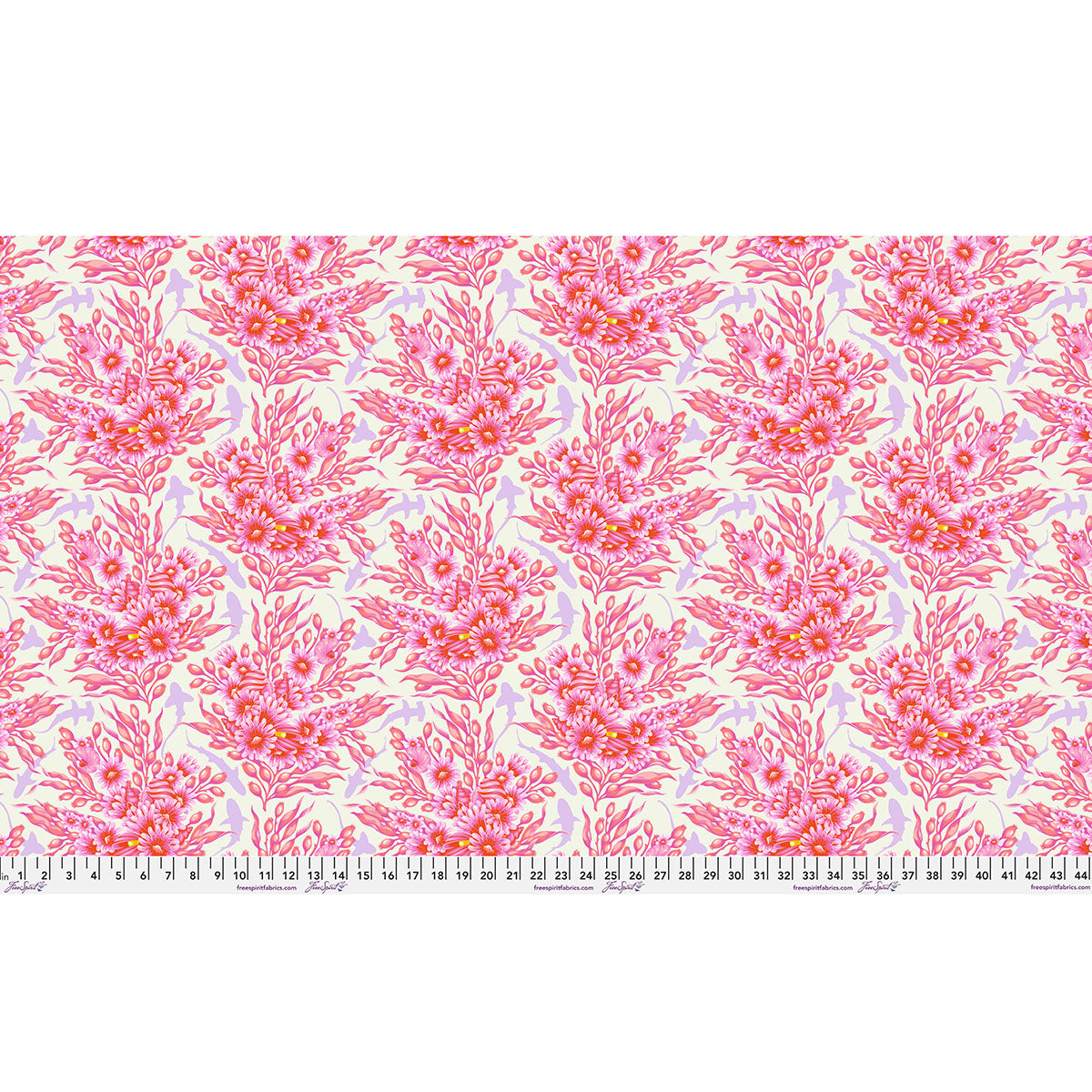 Tula Pink Floral Reef Collection Shadow Sharks Delphine - PWTP267.DELPHINE