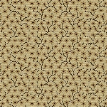 Kindred Spirits Cream Flower Vine by Yellow Creek Quilt Designs D- 40215 5