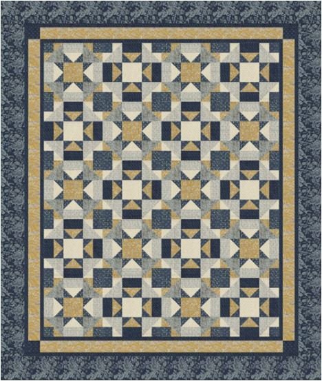 Regency Somerset Blues Fern in Laurel White Gray - M 42363 12