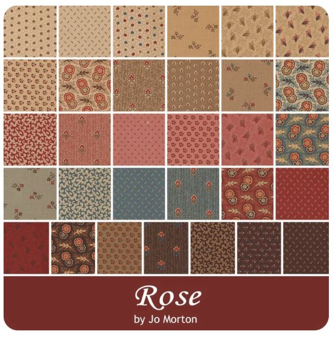 Rose Jelly Roll by Jo Morton for Moda Fabrics