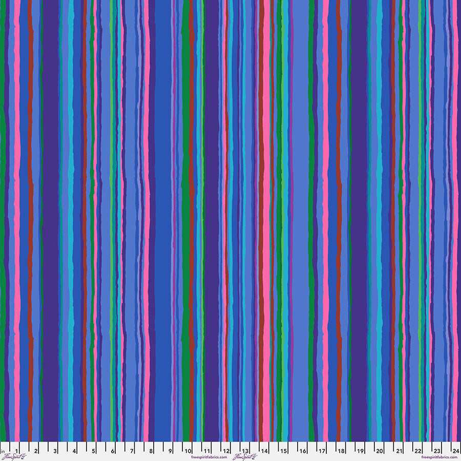 Kaffe Fassett Collective February 2026 Echo Stripe Blue -  PWGP209.BLUE