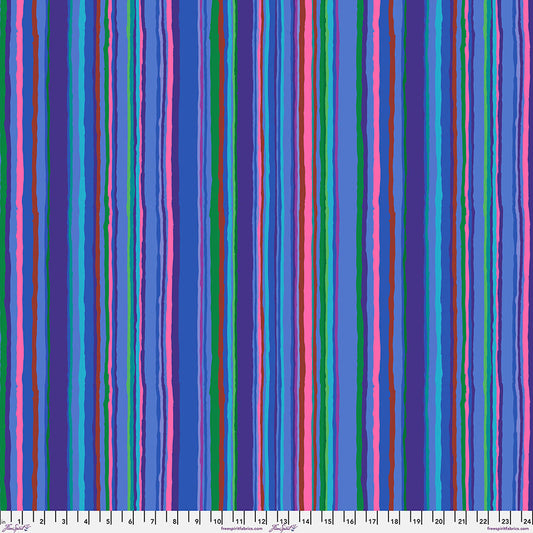 Kaffe Fassett Collective February 2026 Echo Stripe Blue -  PWGP209.BLUE