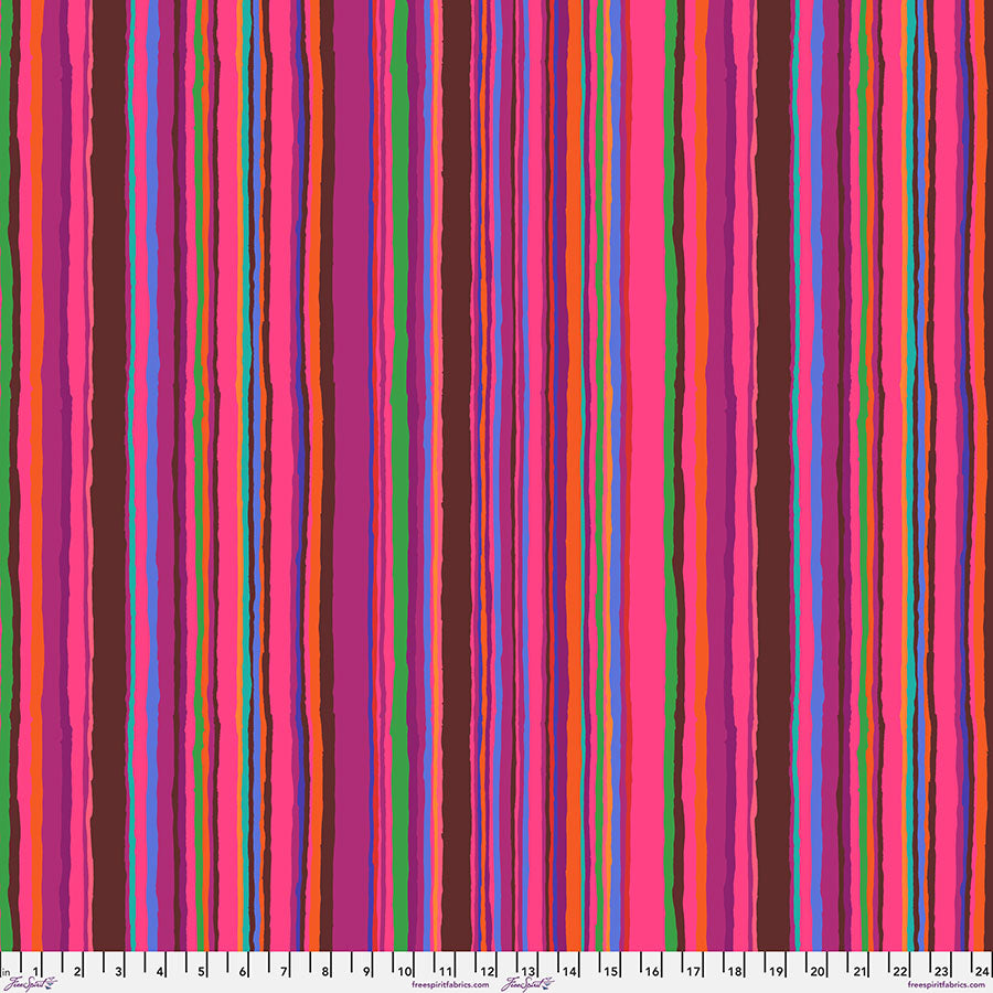 Kaffe Fassett Collective February 2026 Echo Stripe Red -  PWGP209.RED