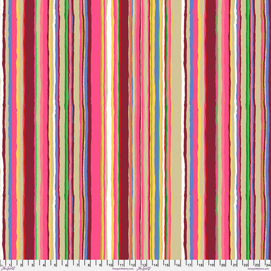 Kaffe Fassett Collective February 2026 Echo Stripe Magenta -  PWGP209.MAGENTA