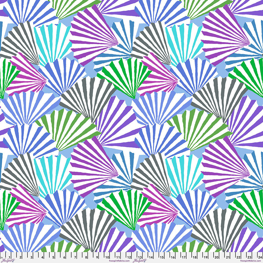 Kaffe Fassett Collective February 2026 Fanfare Blue -  PWGP211.BLUE