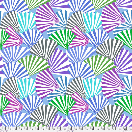 Kaffe Fassett Collective February 2026 Fanfare Blue -  PWGP211.BLUE