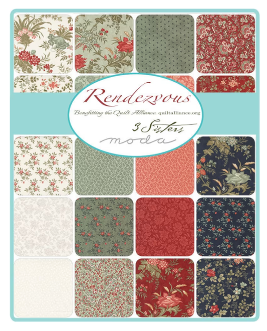 Rendezvous Jelly Roll by 3 Sisters for Moda Fabrics