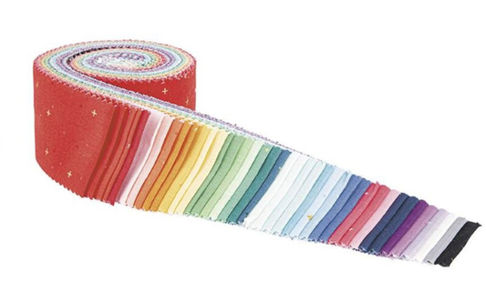 Sparkler  2.5-Inch Jelly Roll 40 pieces by Melissa Mortenson  for Riley Blake Designs