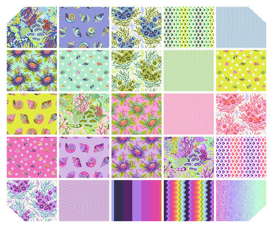 **PRE ORDER: Tula Pink-Floral Reef 1 Metre Bundle. All 25 Fabrics SALE $700