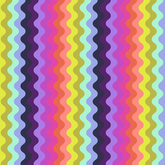 ** PRE ORDER - Tula Pink  Floral Reef Collection Wave Rider Deep Dive - PWTP272.DEEPDIVE