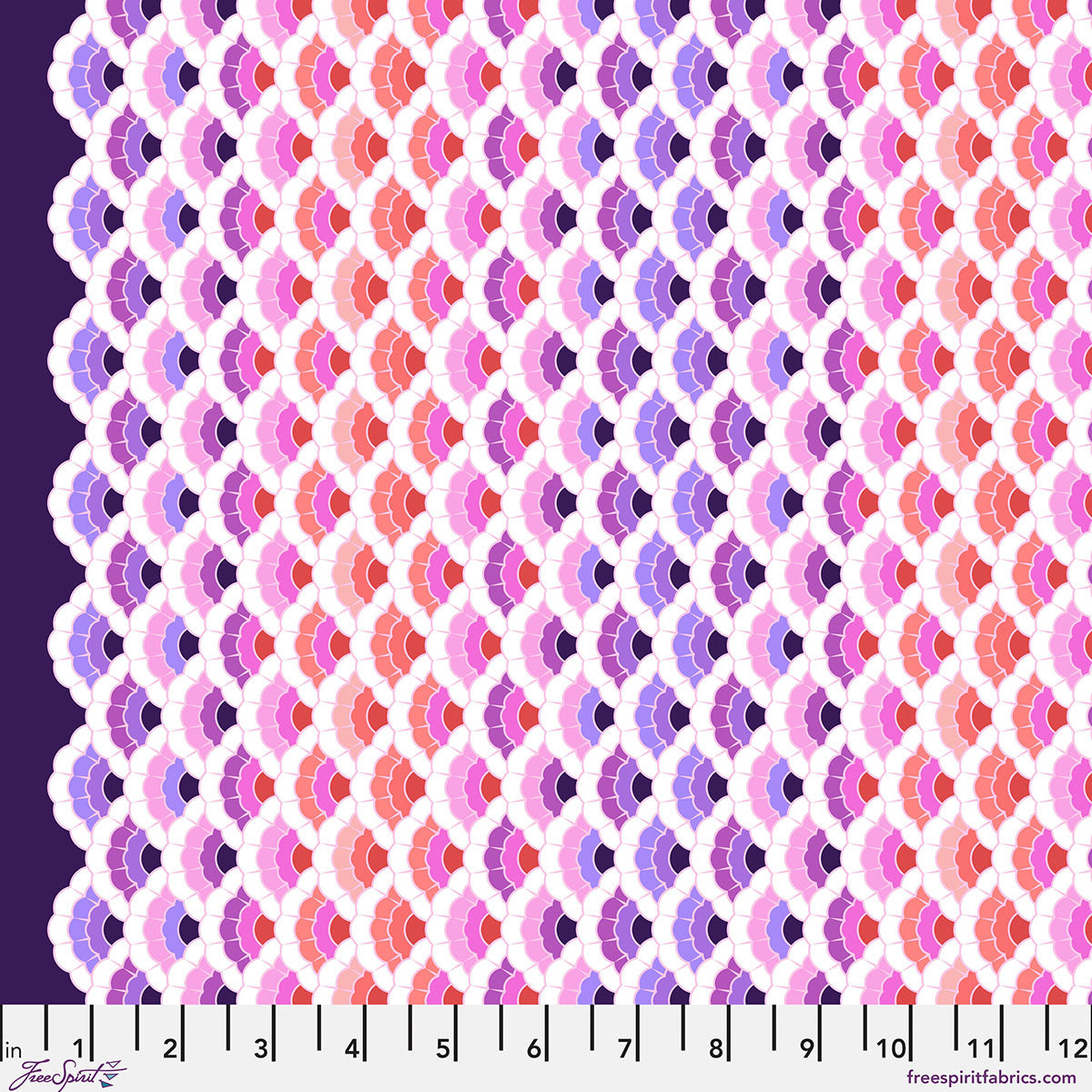 Tula Pink  Floral Reef Collection Aquatic Lace Ultraviolet - PWTP269.ULTRAVIOLET
