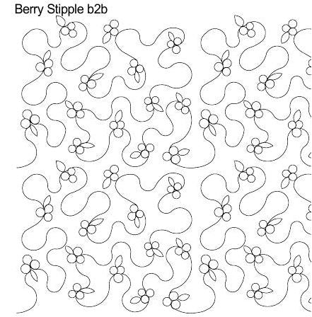 Berry Stipple by Anne Bright