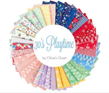 30's Playtime Jelly Roll by Chloe's Closet for Moda Fabrics