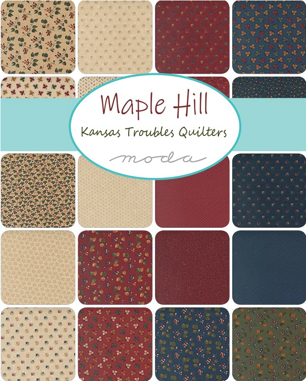 Maple Hill Fat Quarter Bundle by Kansas Troubles Quilters for Moda Fabrics