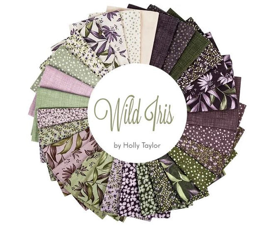 Wild Iris Fat Quarter Bundle - 29 pieces + Panel  by Holly Taylor for Moda Fabrics