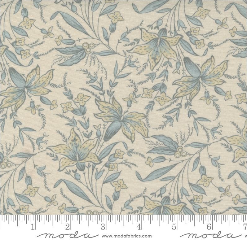 Regency Somerset Blues Packed Lilies White Gray M 42362 13