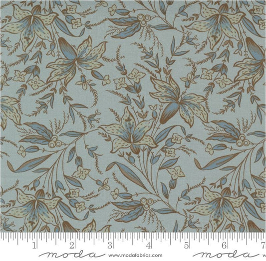 Regency Somerset Blues Packed Lilies Parma Gray - M 42362 15