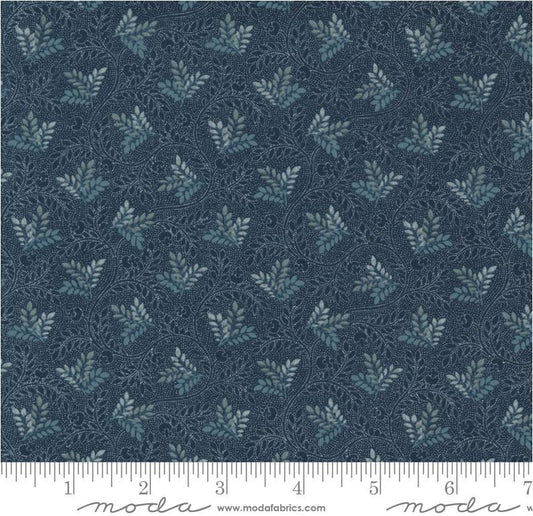 Regency Somerset Blues Fern in Laurel Midnight Blue M 42363 16