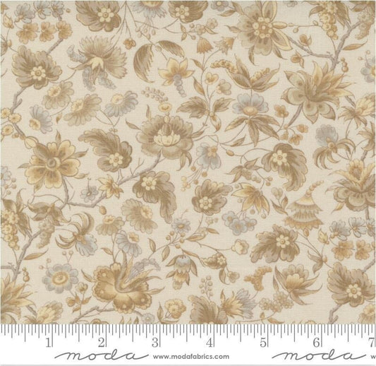 Regency Somerset Blues Hedge Floral Shadow White  M 42361 12