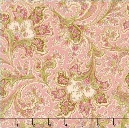 Wide Back Malabar Rose Backing 274 cm (108 inches) wide - min cut 50cm