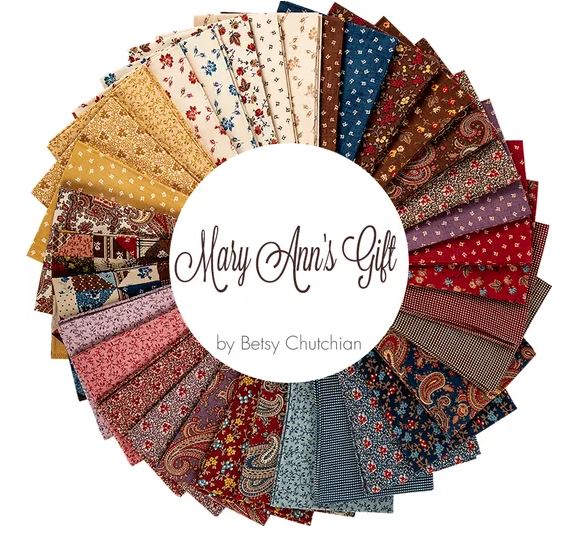 Mary Ann's Gift 1850-1880 Fat Eighth Bundle by Betsy Chutchian for Moda 31630 F8