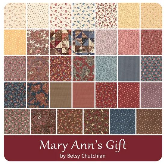 Mary Ann's Gift 1850 - 1880 Jelly Roll by Betsy Chutchian for Moda