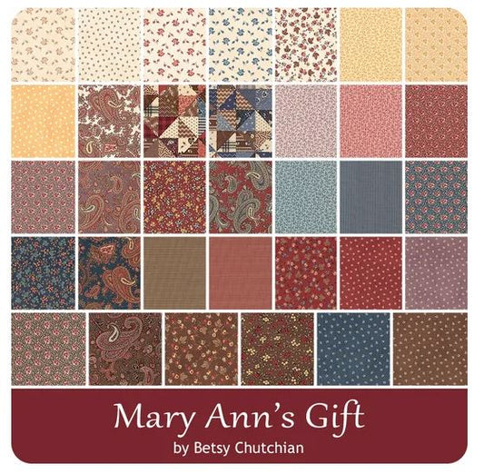 Mary Ann's Gift 1850-1880 Fat Eighth Bundle by Betsy Chutchian for Moda 31630 F8