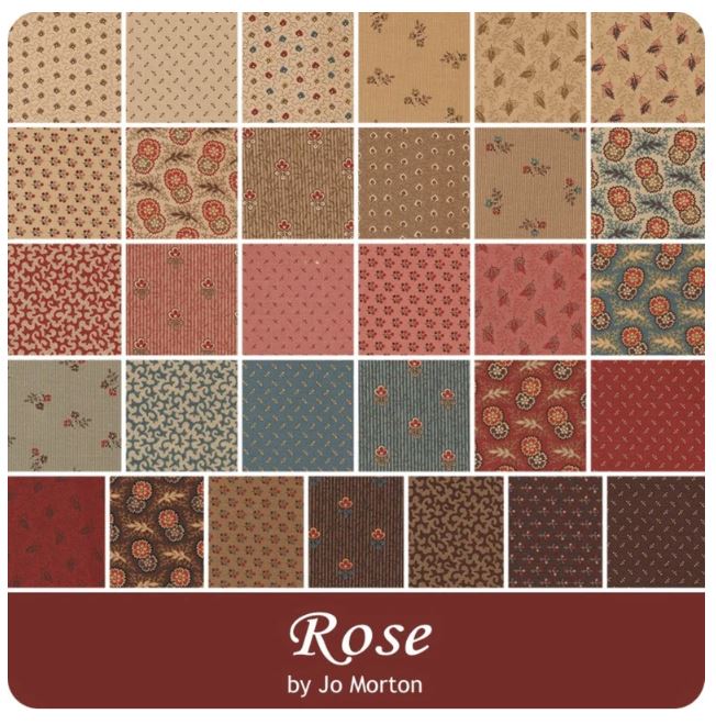 Rose Jelly Roll  by Jo Morton for Moda Fabrics